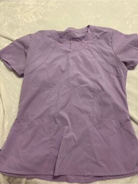 Barco Uniforms Lavender V-Neck Medical Top